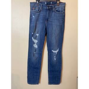 angry rabbit distressed jeans size 5 skinny jeans small